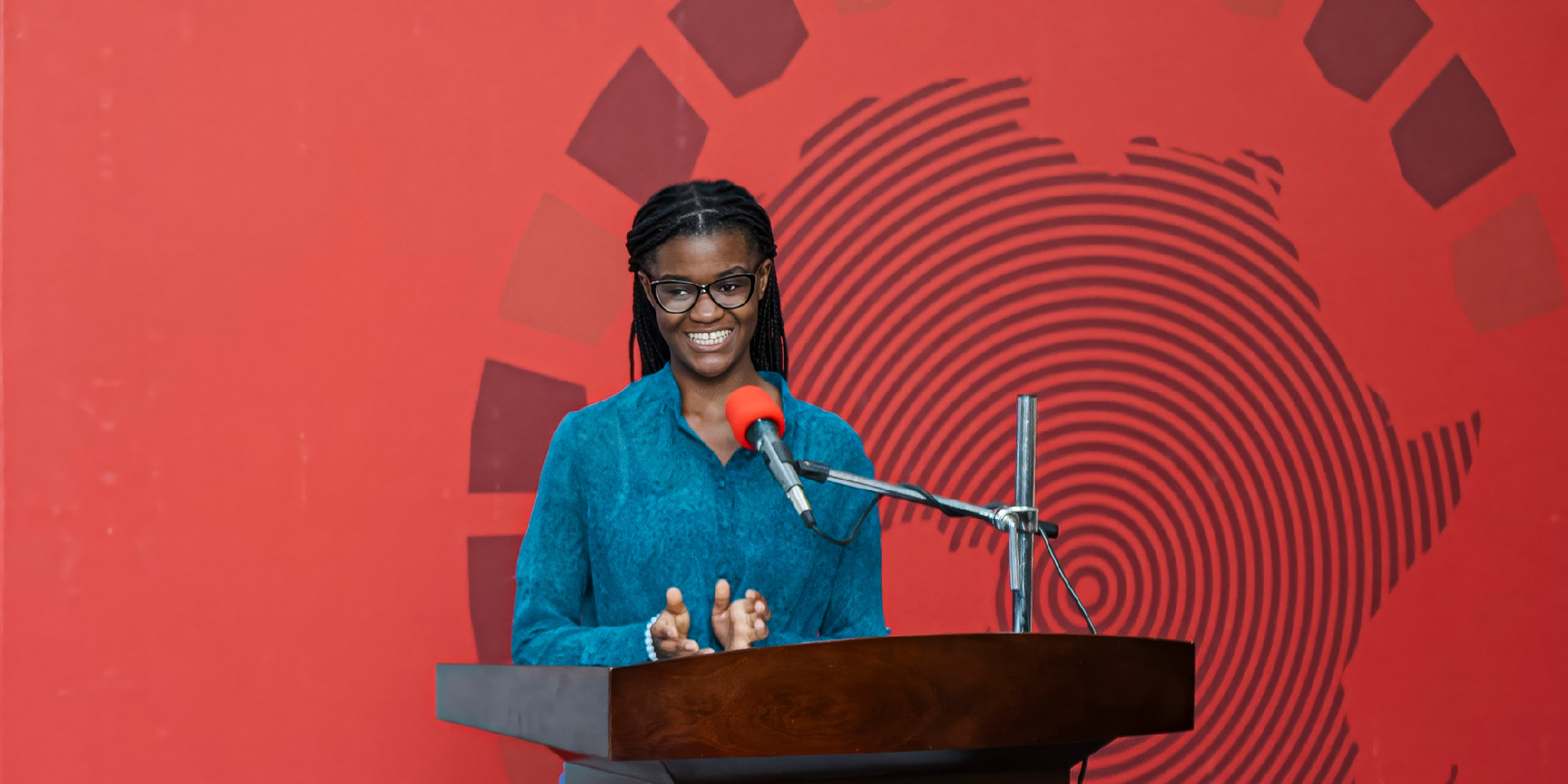Young women speaking at Airtel Africa fellowship programme event