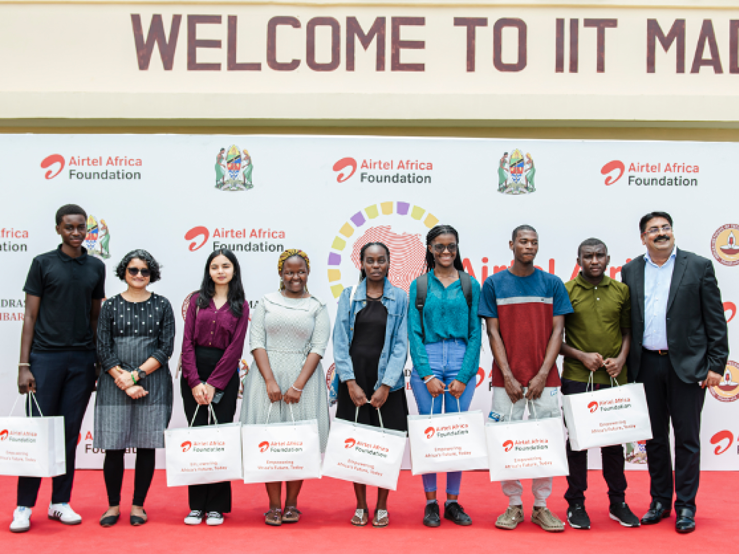 Students awarded scholarships to pursue degrees in data science and artificial intelligence by the Airtel Africa Foundation.