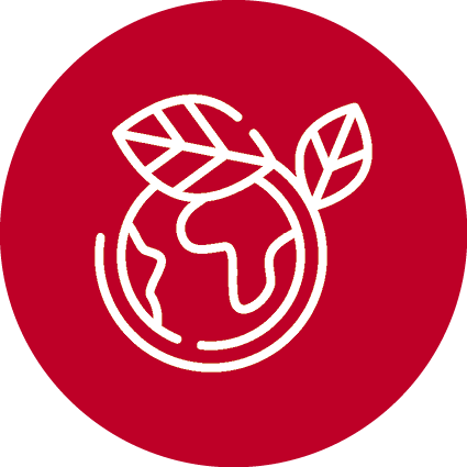 Icon for sustainability strategy pillar 'Our environment'