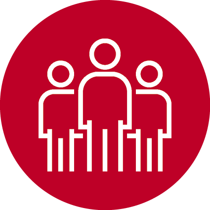 Icon for sustainability strategy pillar 'Our people'